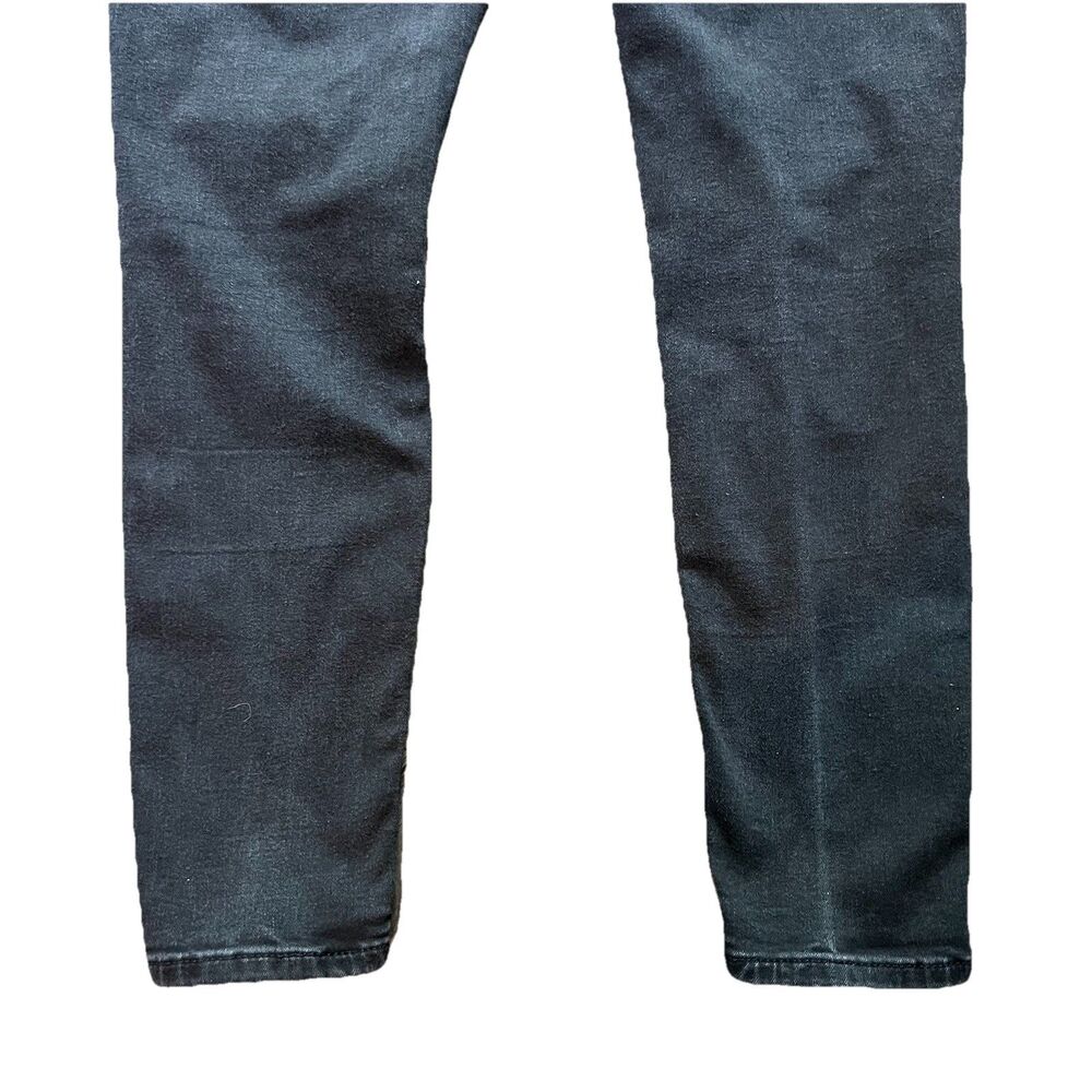 Denizen By Levi's Ultra High Rise Super Skinny Black Denim Jeans Women's 12 - Picture 6 of 11